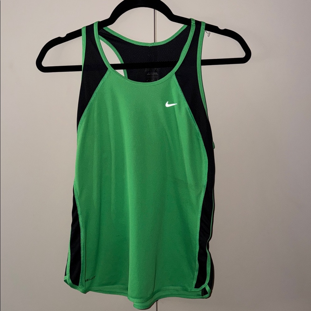 Baddie NIKE green top